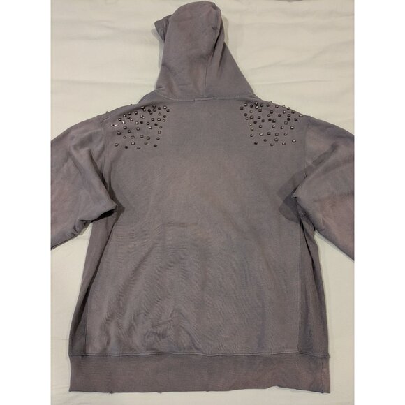 Free People Lonely Heart Studded Hoodie (Large) - Picture 10 of 11